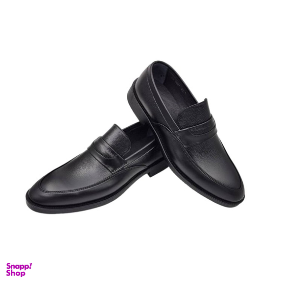 کفش رسمی مردانه چرم ریباری مدل CH90 رنگ مشکی