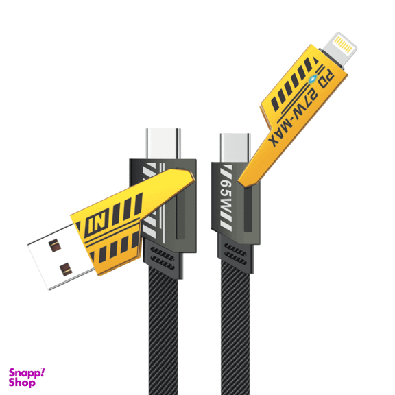 کابل دیتا USB/Type-C به Lightning/Type-C گرند مدل GK-44 طول 1 متر