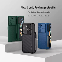 کاور نیلکین مدل CamShield Pen Holder مناسب برای گوشی موبایل سامسونگ Galaxy Z Fold 5 / W24