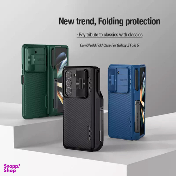 کاور نیلکین مدل CamShield Pen Holder مناسب برای گوشی موبایل سامسونگ Galaxy Z Fold 5 / W24