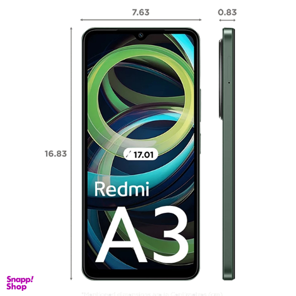 گوشی موبایل شیائومی Redmi A3 4G دو سیم کارت ظرفیت 64 گیگابایت رم 3 گیگابایت