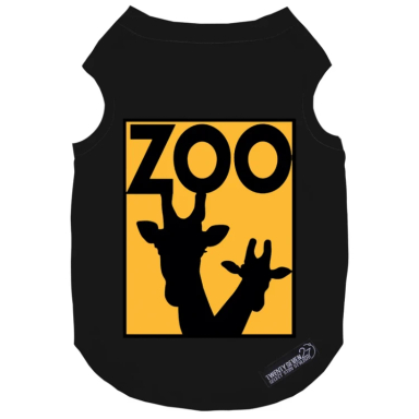 لباس سگ و گربه 27 طرح Zoo Yellow کد MH1599