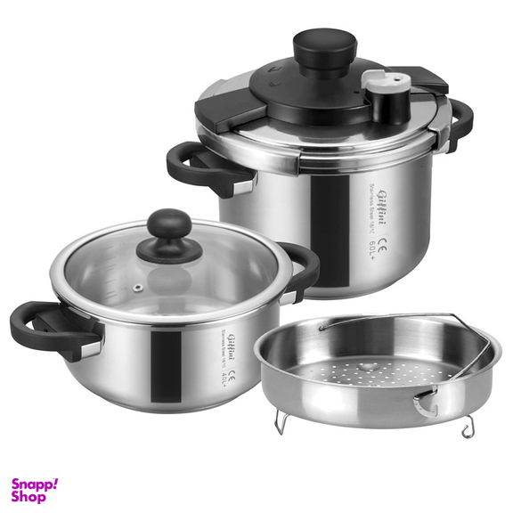 زودپز دوقلو جی فی نی مدل G-01PLUS گنجایش 6 و4 لیتر