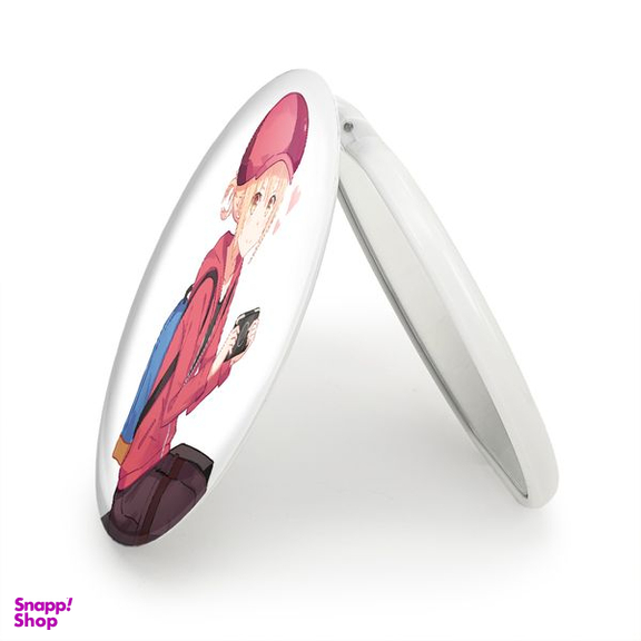 آینه جیبی خندالو طرح دوما اومارو انیمه تومو داچی گیم Tomodachi Game مدل تاشو کد 18471