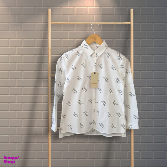 شومیز آستین بلند دخترانه کولزیون مدل Stars کد 223