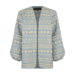 ست مانتو و شلوار زنانه مدل گندم رنگ آبی آسمانی