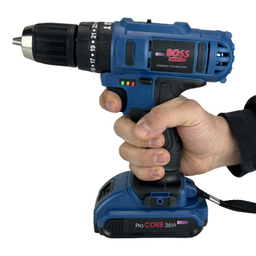 دریل شارژی چکشی باس مدل SK-6050 مجموعه 28 عددی