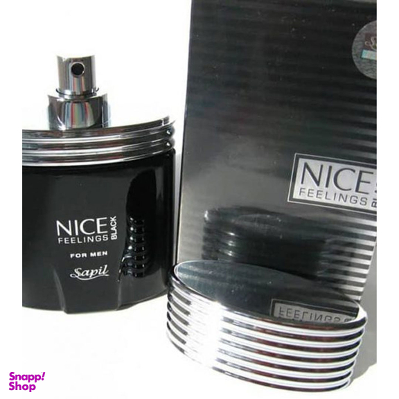 ادو تویلت مردانه ساپیل مدل Nice Feelings Black