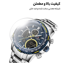 ساعت مچی عقربه ای مردانه نیوی فورس مدل NF9182 SB