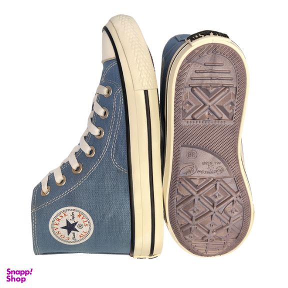 کفش ساقدار طرح کانورس آل استار کد B2514 رنگ آبی