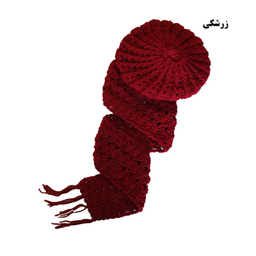 ست کلاه و شال گردن بافتنی مدل 00121