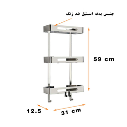 قفسه حمام دلفین مدل KH-V-3