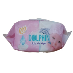 دستمال مرطوب کودک دلفین مدل پرو ویتامین B5