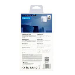 شارژر دیواری 20 وات کینگ استار مدل KW193i PD به همراه کابل لایتنینگ به USB-C