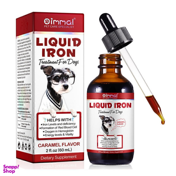 قطره آهن سگ اویمال مدل Iron حجم 60 میلی لیتر