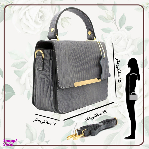 کیف چرم طبیعی زنانه مدل fateh 140