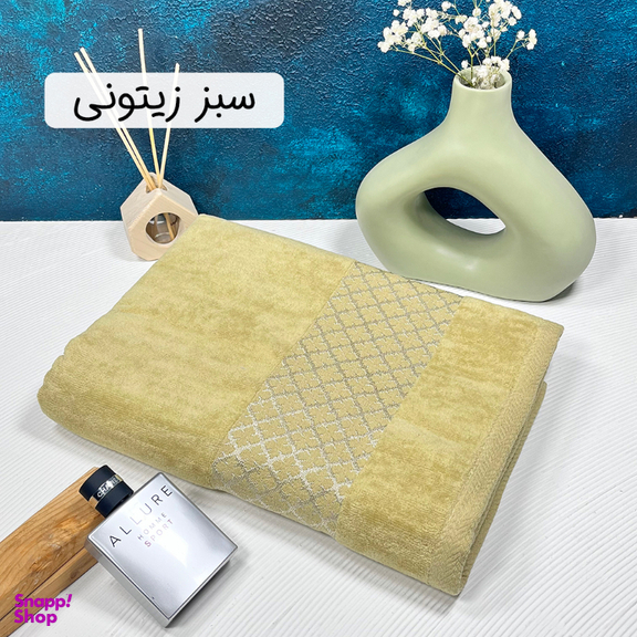 حوله استخر ایران حوله طرح ریچموند سایز 75×130 سانتی متر