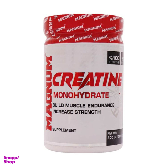 پودر کراتین مگنوم مدل مونوهیدرات وزن 300 گرم
