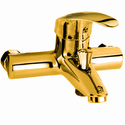 شیر حمام اندیکا مدل گلد کد M18 به همراه علم دوش