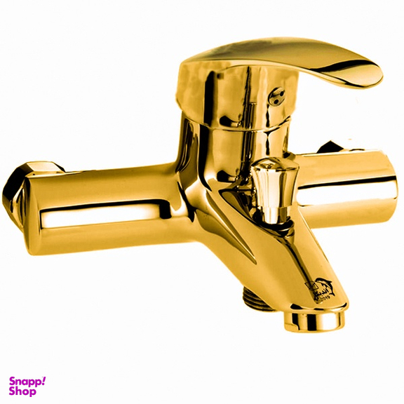 شیر حمام اندیکا مدل گلد کد M18 به همراه علم دوش