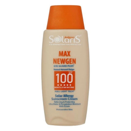 کرم ضد آفتاب رنگی آردن سولاریس SPF100 مدل Max Newgen مناسب پوست های حساس حجم 100 میلی لیتر