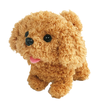 عروسک ناب سل مدل سگ فرفری موزیکال ارتفاع 15 سانتی متر