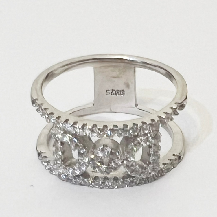 انگشتر نقره زنانه گیرا مدل G0364 سایز 53