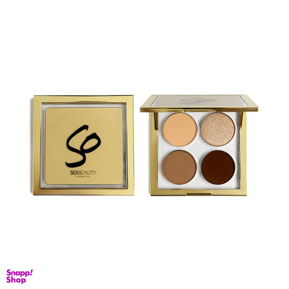 پالت سایه چشم چهار رنگ سوبیوتی کد 01 رنگ بژ و نود