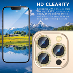 محافظ لنز دوربین بوف مدل HD-ColorLenz مناسب برای گوشی موبایل اپل Iphone 14 Pro Max / 14 Pro