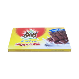 شکلات کاکائویی بدون قند کامور وزن 100 گرم