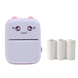 پرینتر لیبل زن ناب سل مدل پرتابل کد PIN02 به همراه 3 عدد رول کاغذی