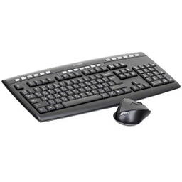 کیبورد و ماوس بی سیم ای فورتک (A4 Tech) مدل 9200F رنگ مشکی