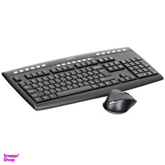 کیبورد و ماوس بی سیم ای فورتک (A4 Tech) مدل 9200F رنگ مشکی