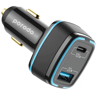 شارژر فندکی فست شارژ پرودو مدل 120W Car Charger