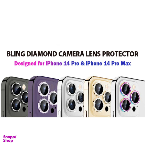 محافظ لنز دوربین بوف مدل Diamond-Luxury-G مناسب برای گوشی موبایل اپل iphone 14 Pro Max / 14 Pro