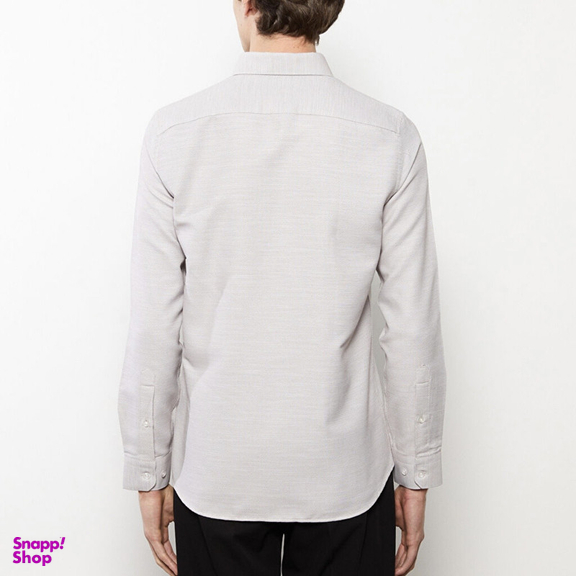 پیراهن آستین بلند یقه برگردان مردانه ال سی وایکیکی مدل Business Man