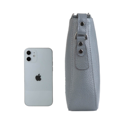 کیف دوشی چرم طبیعی زنانه آروین‌ چرم کد AR-117