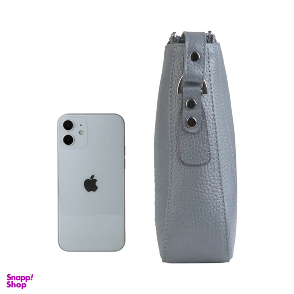 کیف دوشی چرم طبیعی زنانه آروین‌ چرم کد AR-117