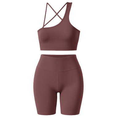 ست نیم تنه و شلوارک ورزشی زنانه ماییلدا مدل 5409-7106