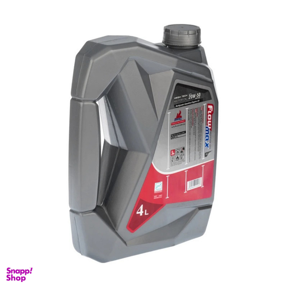 روغن موتور فلومکس مدل Mega Tech SL 20W50 حجم 4 لیتر