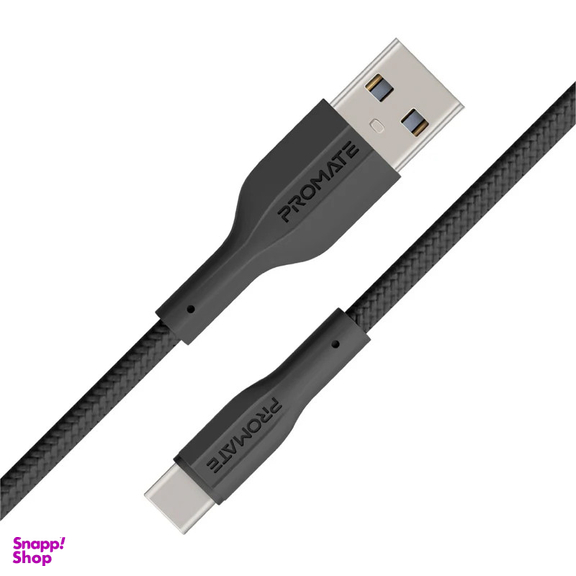 کابل تبدیل USB به USB-C پرومیت مدل ECOLINE-CC120.BLK طول 1 متر
