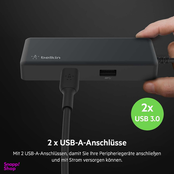 هاب پنج پورت USB-C بلکین مدل INC008btBK