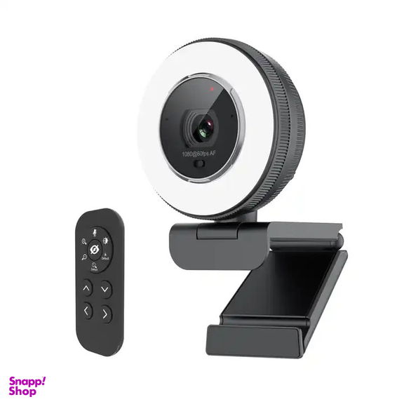 وب کم مدل 2K HDR 60fps Remote Control Ring Light