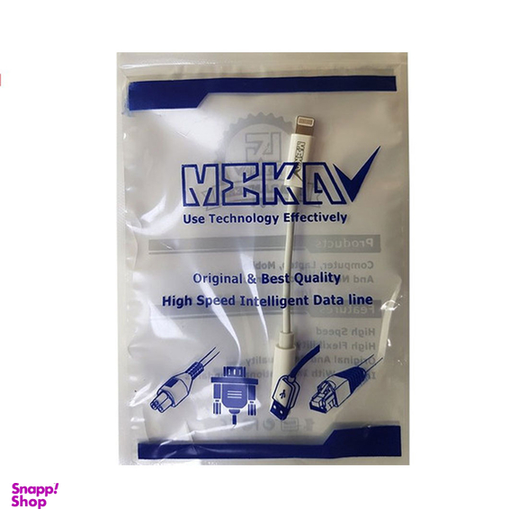 مبدل Lightning به جک هدفون 3.5mm مکا (Meka) مدل Mc23