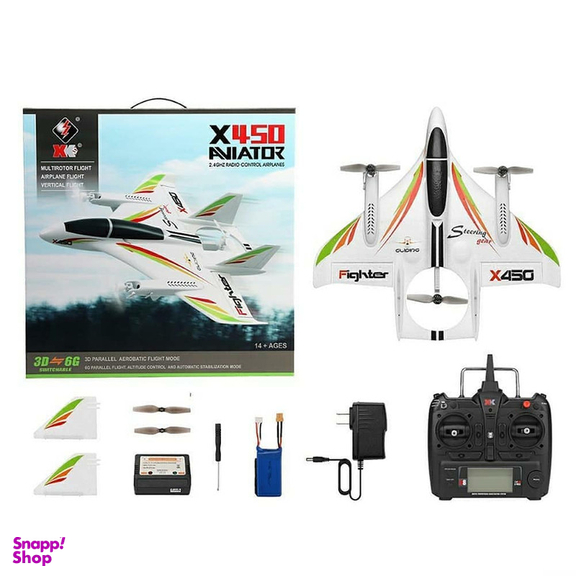 هواپیما بازی کنترلی دبلیو ال تویز مدل X450