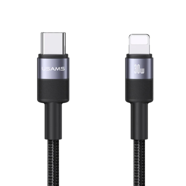 کابل تبدیل Type-C به Lightning یوسمز مدل SJ729-30W طول 1.2 متر