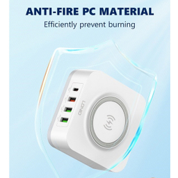 شارژر رومیزی بی سیم 32W الدینیو مدل AW004