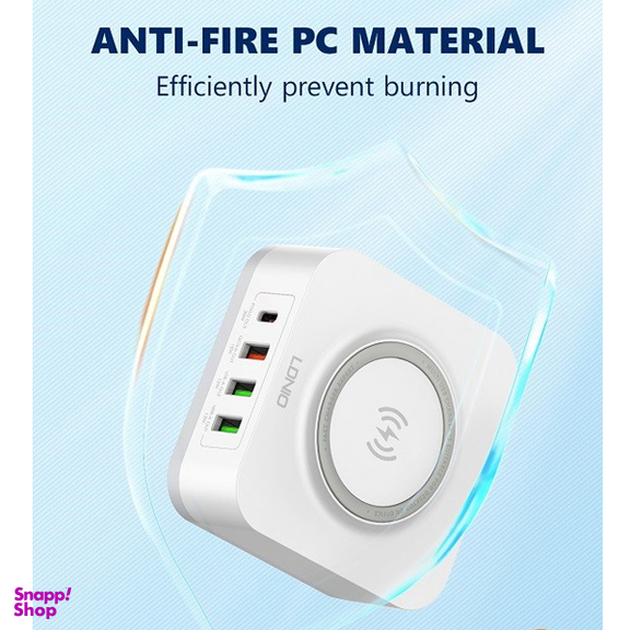 شارژر رومیزی بی سیم 32W الدینیو مدل AW004