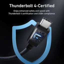 کابل Type-C انکر مدل Prime Thunderbolt 4 Cable 240W 40Gbps کد A84N0011 طول 1 متر