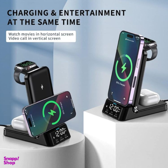 داک شارژر بی سیم مدل مگ سیف Quad Stand A60